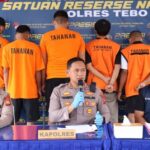 14 Kasus Narkoba Terbongkar di Tebo, 21 Tersangka Dibekuk