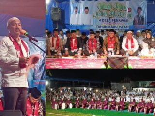 Bupati Monadi Hadiri Tabligh Akbar dan Haflah Al-Qur’an 4 Desa Penawar