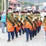 Ribuan Pelajar Meriahkan Pawai HUT RI ke-80 di Kota Sungai Penuh