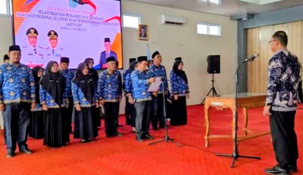 19 Pejabat Fungsional Dilantik, Murison Tekankan Kinerja dan Integritas