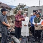 Tiga Rumah Terbakar di Pendung Hilir, Bupati Salurkan Bantuan
