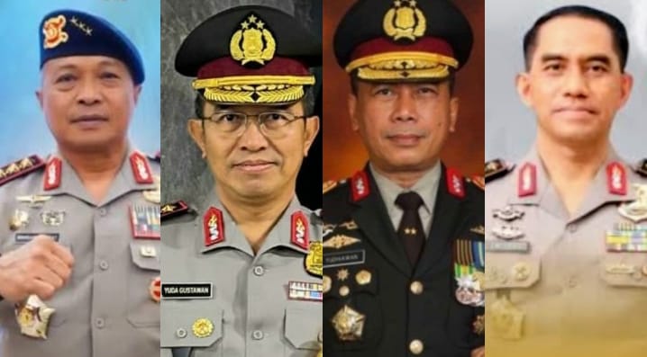 Profil 4 Komjen Baru Polri, Jenderal Bintang Tiga Karier Gemilang.