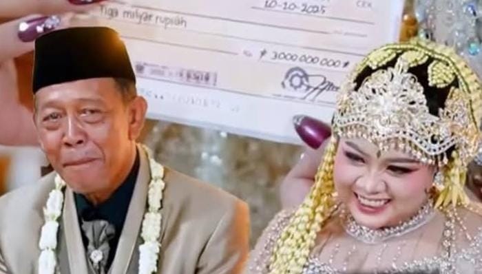 Pernikahan Kakek Tarman dan Gadis Pacitan, Mahar Rp 3 Miliar Heboh