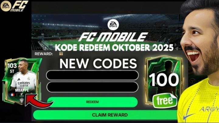 Ini Kode Redeem FC Mobile 19 Oktober 2025: Klaim Pemain OVR 113