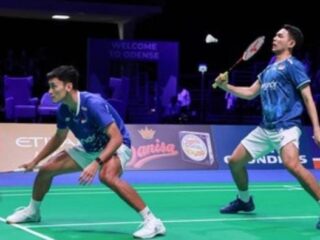 Fajar/Fikri Kalah Dramatis di Final Denmark Open 2025
