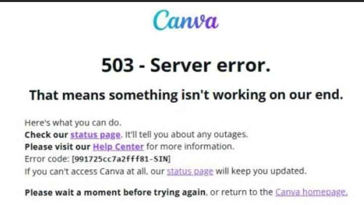 Canva Down Hari Ini, Ribuan Pengguna Panik Tak Bisa Akses