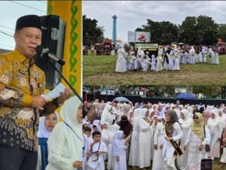 Ratusan Murid TK Antusias Ikuti Simulasi Manasik Haji