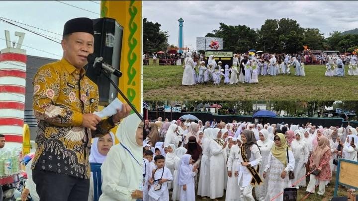 Ratusan Murid TK Antusias Ikuti Simulasi Manasik Haji