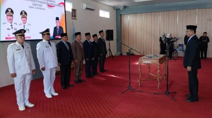 Ini Nama-nama 7 Pejabat Baru yang Dilantik Wabup Murison