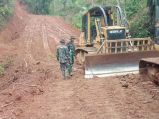 TMMD ke-126, Pembangunan Jalan Sudah Capai 30 Persen