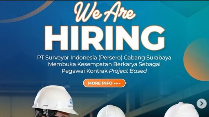 Lowongan Kerja PT Surveyor Indonesia 2025, Cek Syaratnya
