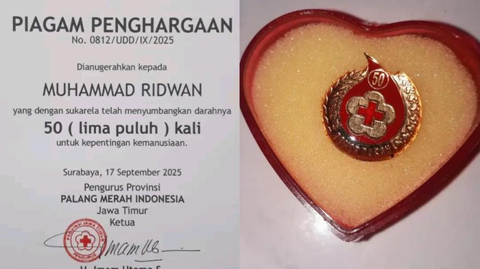 Muhammad Ridwan Jadi Inspirasi Setelah Donor Darah 59 Kali