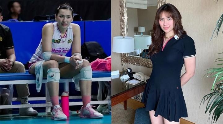 4 Atlet yang Pernah Dikabarkan Dekat dengan Pevoli Cantik Yolla Yuliana