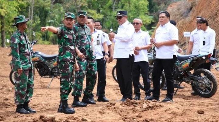 Ketua DPRD Hutri Randa Hadiri Peninjauan Tim Wasev TMMD ke-126 Kodim 0417/Kerinci