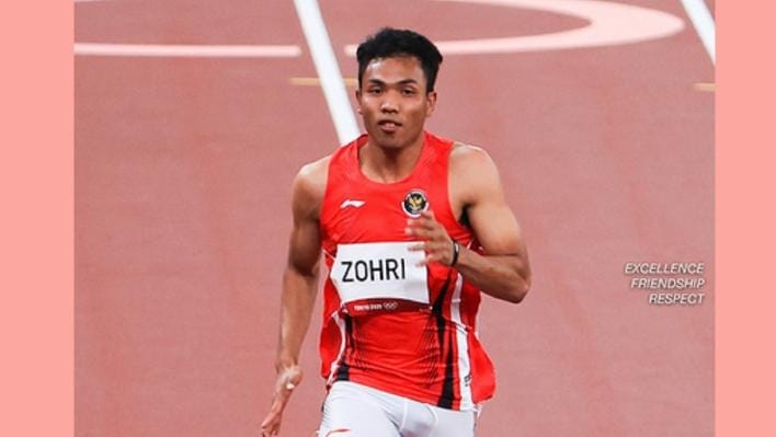 Zohri Cetak Sejarah di SEA Games 2025 Meski Gagal Raih Emas 100 Meter