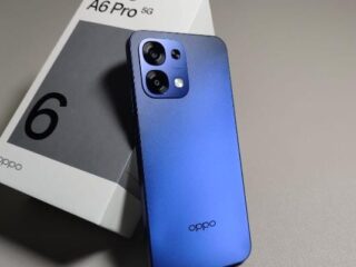 Oppo A6 Pro 5G: HP Rp4 Jutaan, Baterai 7000 mAh & Tahan Air