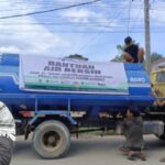 PT Tren Gen Horizon Salurkan Tangki Air Bersih untuk Warga Aceh Tamiang