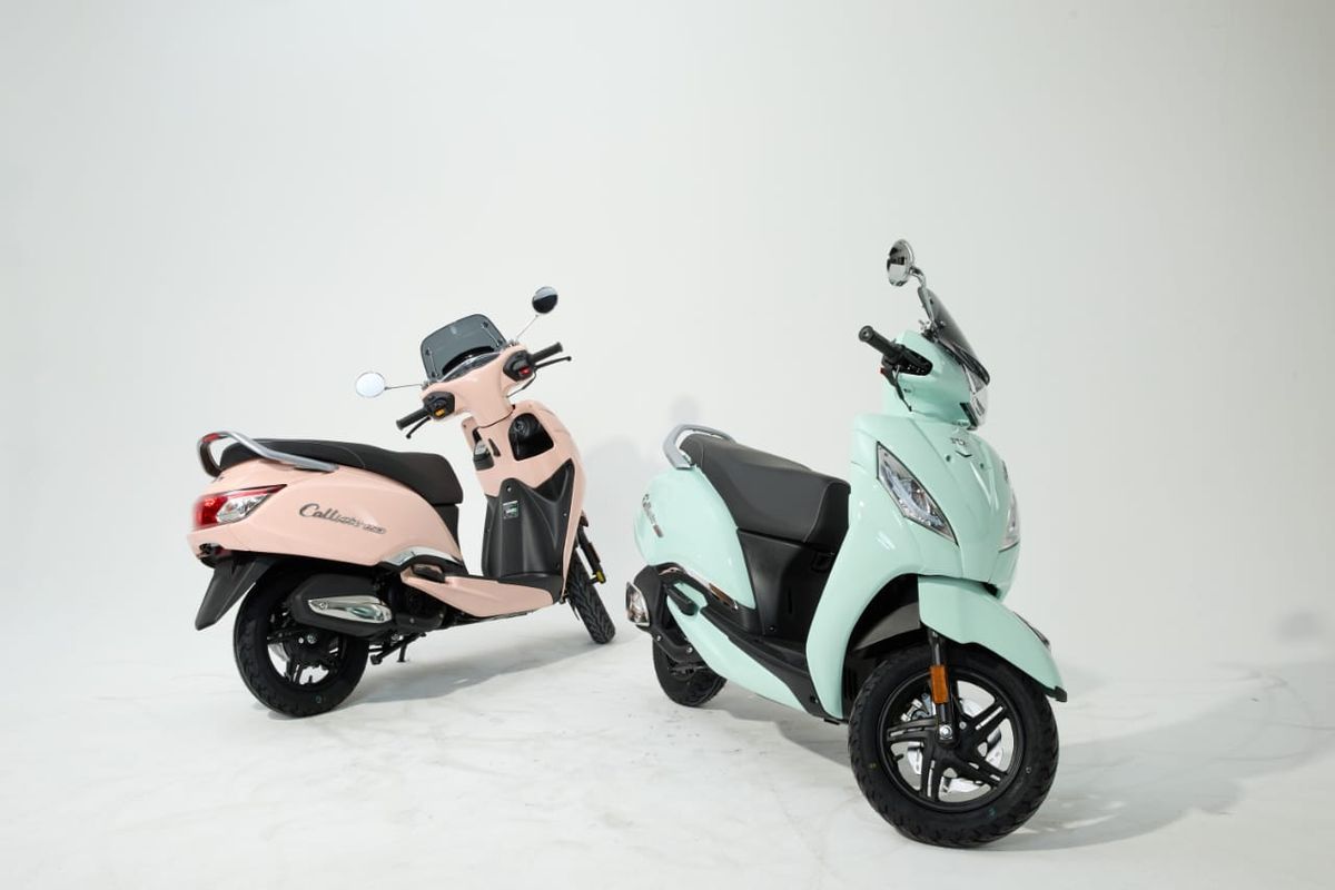 TVS Callisto 125 Rilis Warna Baru Mint Green & Pinky Promise, Harga Rp 22,8 Juta