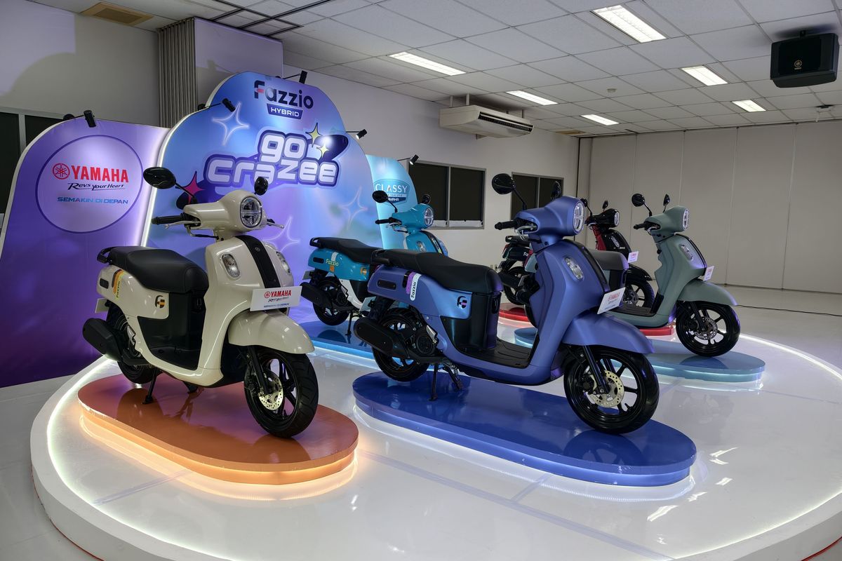 Yamaha Fazzio Hybrid 2026 Resmi Hadir dengan Warna Baru