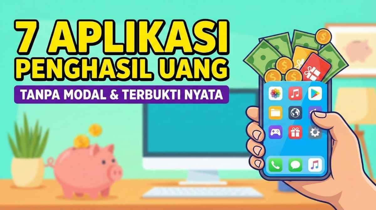 7 Aplikasi Penghasil Uang Tercepat 2026, Resmi & Tanpa Modal