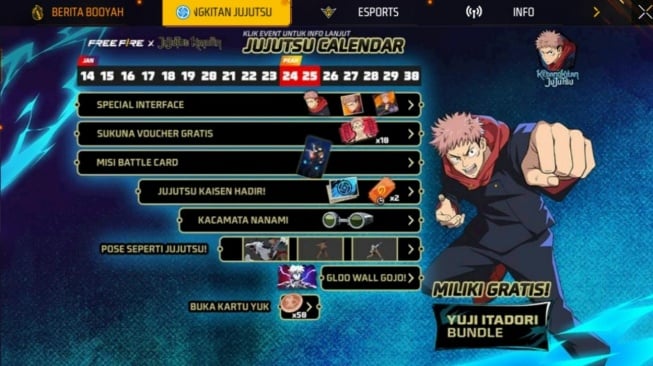 Kode Redeem FF 29 Januari 2026 Terbaru: Klaim Skin & Bundle Gratis