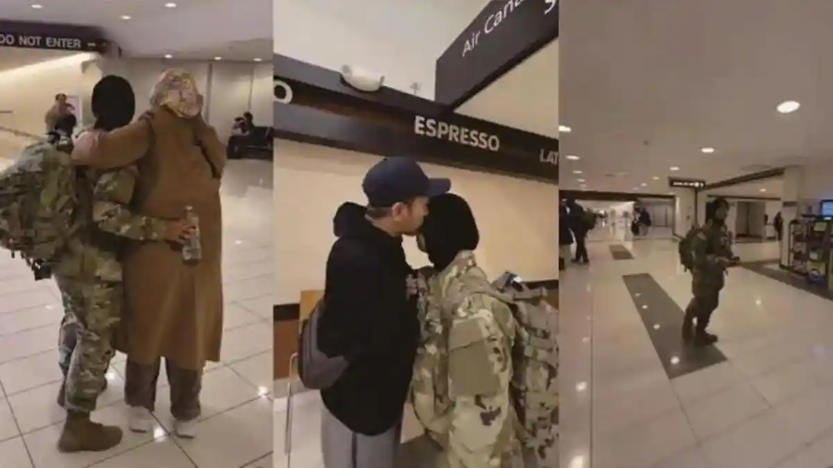 Viral! WNI Berhijab Asal Banten Jadi Tentara Amerika, Tangis Haru Ibu di Bandara