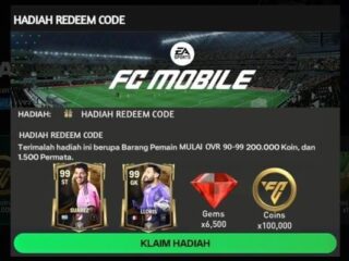 Kode Redeem FC Mobile 1 Januari 2026: Klaim Gems & Player Gratis!