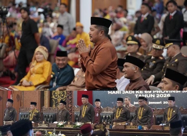 Hadiri Paripurna HUT ke-69 Provinsi Jambi, Bupati Kerinci Tegaskan Sinergi Menuju Jambi Mantap 2029