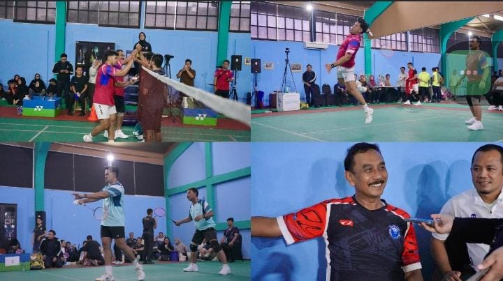 Kementerian ATR/BPN Tembus Semifinal Bulutangkis HUT ke-54 KORPRI