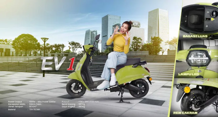 Viar EV1 Mulai Rp15 Jutaan, Motor Listrik Kuat Nanjak Paling Dicari 2026