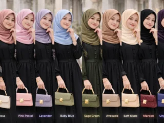 14 Warna Hijab Tren Lebaran 2026 Bikin Wajah Cerah dan Glowing