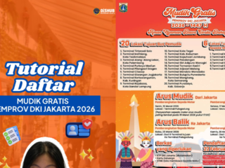 Mudik Gratis Pemprov DKI 2026 Dibuka Hari Ini, Cek Link, Syarat dan 20 Rute