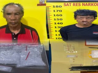 Sabu 28 Gram Lebih Gagal Edar, Dua Pria Diamankan Polres Kerinci