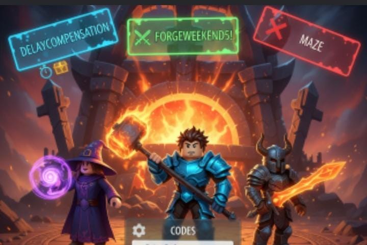 Kode Redeem The Forge Roblox 19 Februari 2026