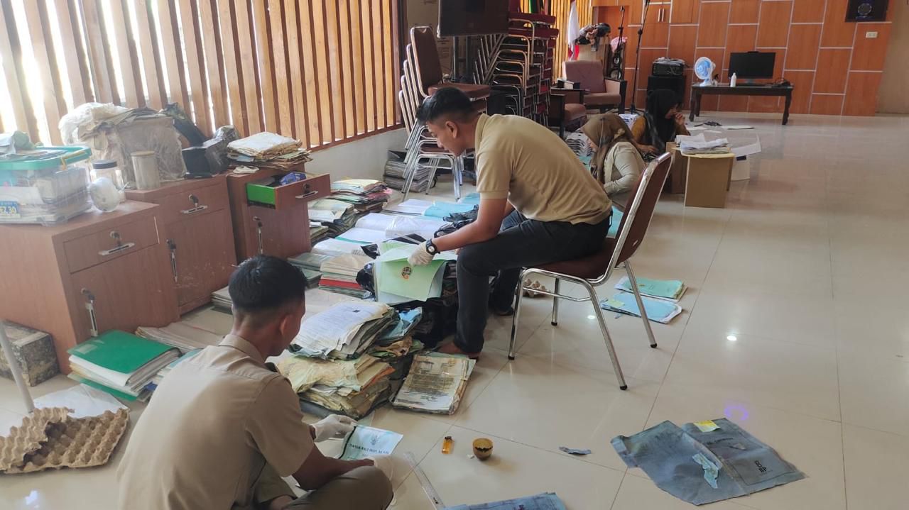 Kantah Aceh Tamiang Selamatkan 75 Ribu Arsip Pertanahan Pascabencana