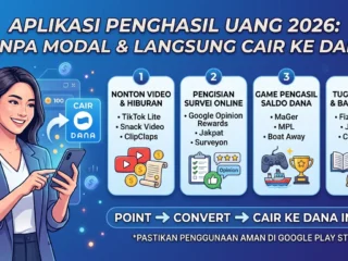 15 Aplikasi Penghasil Uang 2026 Tanpa Modal, Langsung Cair ke DANA