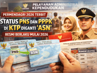 Permendagri 6/2026, PNS & PPPK Dicatat Jadi ASN di KTP dan KK