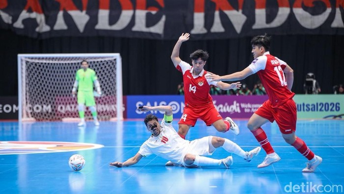 Indonesia vs Iran 4-4, Final Piala Asia Futsal 2026 Lanjut Extra Time