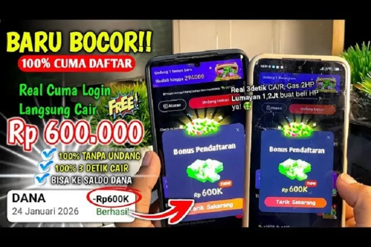 Aplikasi Penghasil Uang 2026 Viral, Klaim Bisa Cair ke DANA