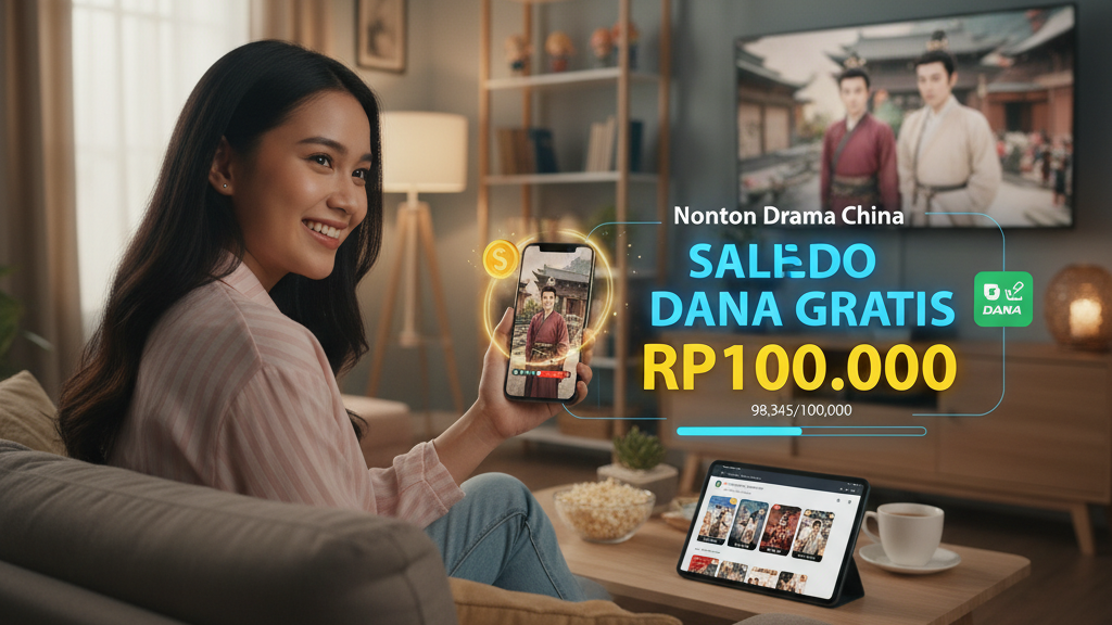 Nonton Drama China, Bisa Dapat Saldo DANA Gratis Rp100 Ribu