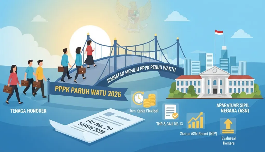 Peralihan PPPK Paruh Waktu, Solusi Honorer atau Hanya Sekedar Ganti Status