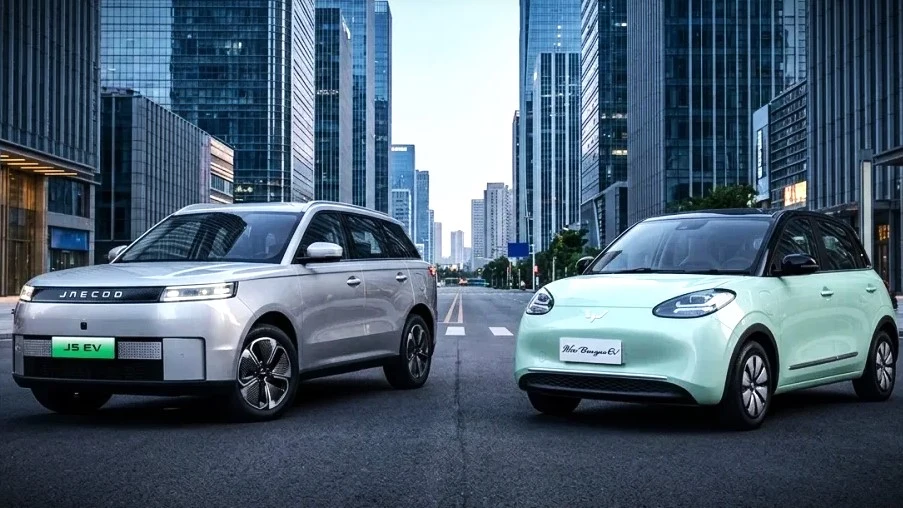 Perbandingan Jaecoo J5 EV vs Wuling BinguoEV