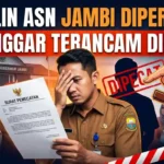 Disiplin ASN Jambi Diperketat, Pelanggar Terancam Dipecat