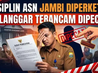 Disiplin ASN Jambi Diperketat, Pelanggar Terancam Dipecat