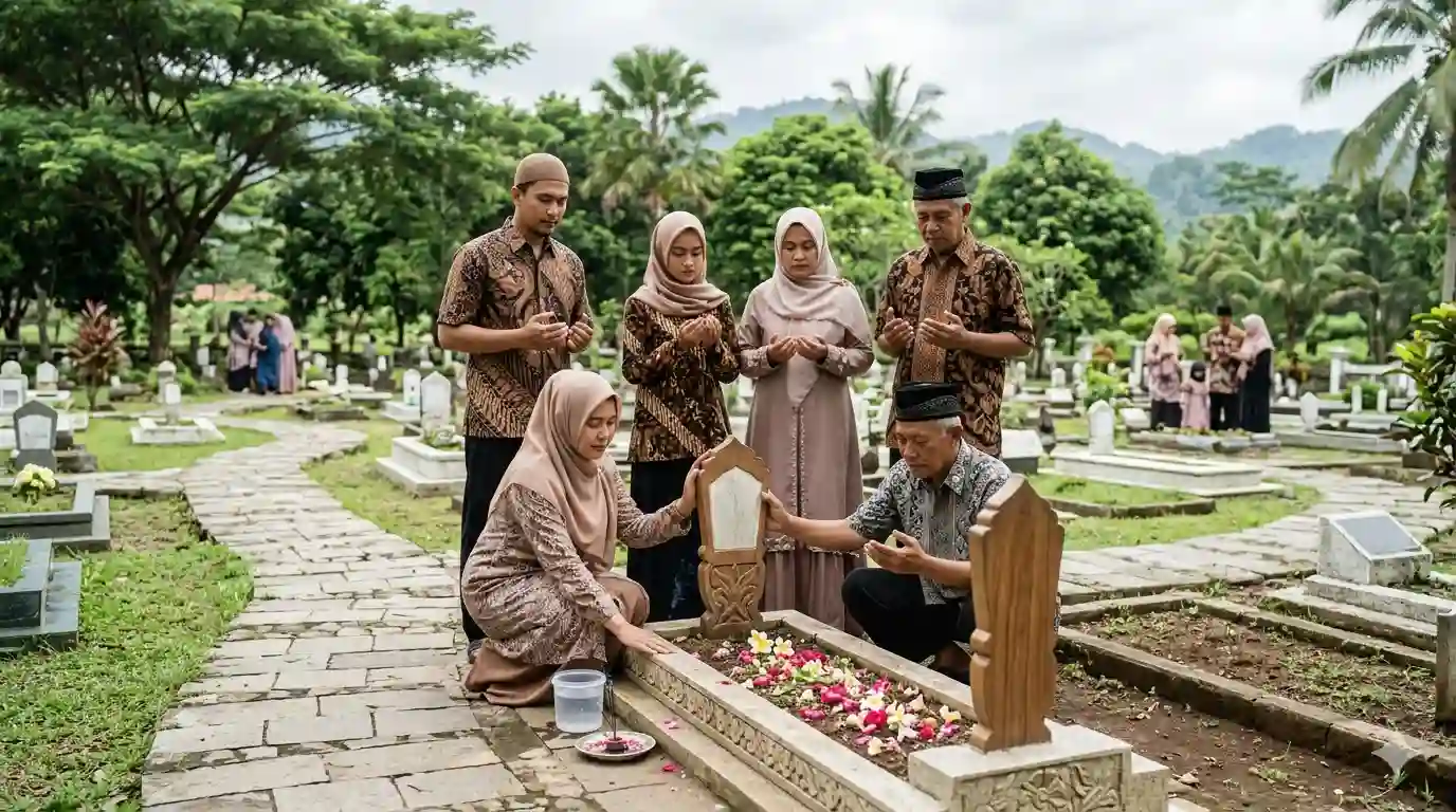 Bacaan Tahlil Lengkap dan Doa Ziarah Kubur Orang Tua