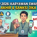 Ini Batas Akhir THR 2026 Karyawan Swasta dan Sanksi Jika Perusahaan Terlambat Bayar
