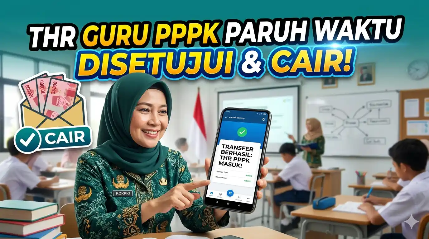THR Guru PPPK Paruh Waktu Dipastikan Cair