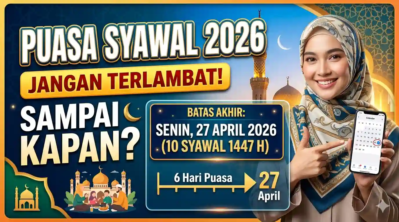 Puasa Syawal 2026 Sampai Kapan? Ini Penjelasan Lengkapnya