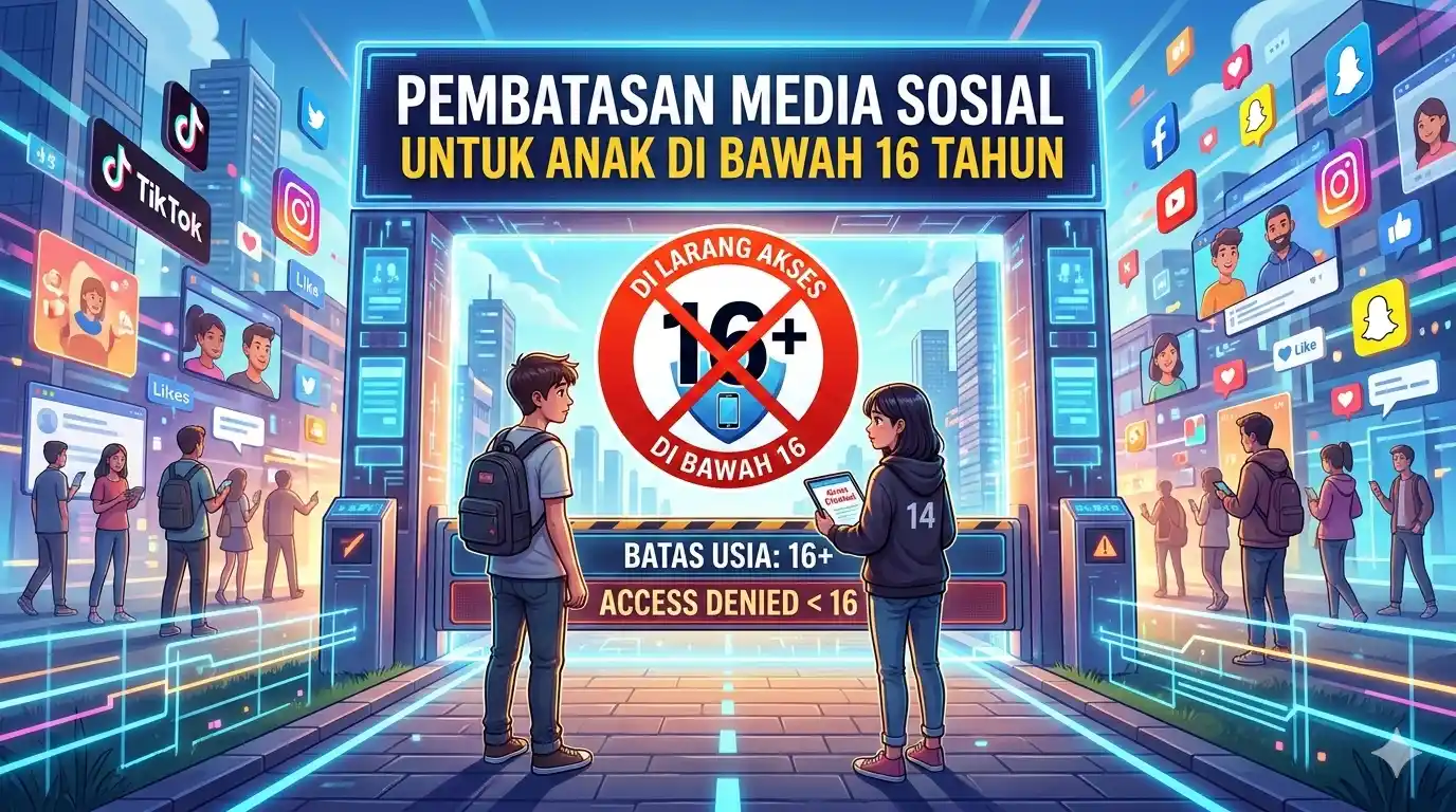 Pemerintah Akan Batasi Akses Media Sosial Anak di Bawah 16 Tahun