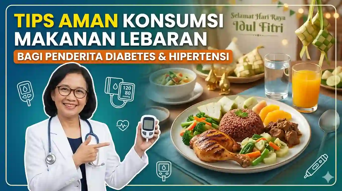 Tips Aman Konsumsi Makanan Lebaran bagi Penderita Diabetes dan Hipertensi